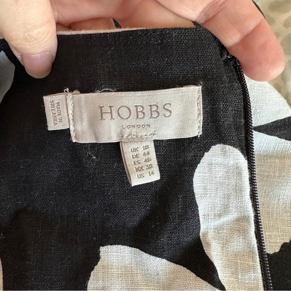 NWOT Hobbs London Regina Linen Midi Dress US 14 - Picture 8 of 11